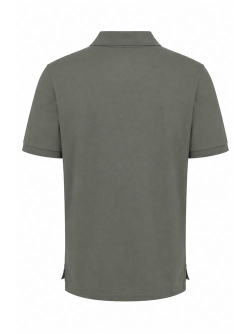 Polo in piquet di cotone con logo ricamato C.P. COMPANY | 20CMPL721A 005263W668